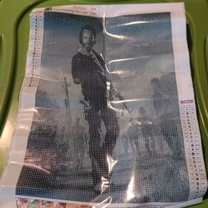 The Walking Dead - Rick Grimes Diamond Art Paint Kit 30x40cm